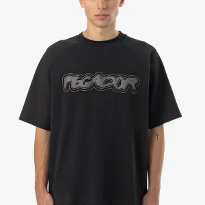 Anclar Oversized Raglan Tee Washed Black