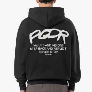 Allis Oversized Hoodie Washed Black