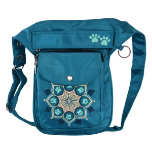Gassi-Tasche S-XXXL, Mandala Stickerei Bauchtasche - Hannover HS 306
