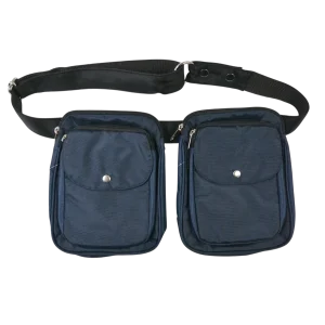 Doppelte Gassi-Tasche Wasserabweisend "Dresden" Dunkelblau (75513)