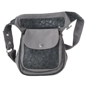 Gassi-Tasche Leder Vintage mit Prägung - NJ-Hannover HS 4801