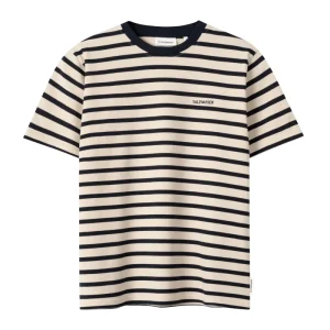 Heavy T-Shirt Jasper Navy-Striped