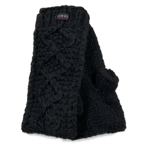 Armstulpen und Pulswärmer aus Schurwolle Diamant-Muster - Noga-01