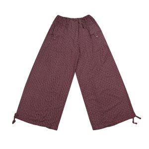 Luftige Pluderhose aus Viskose in Bordeaux - Tirra 16