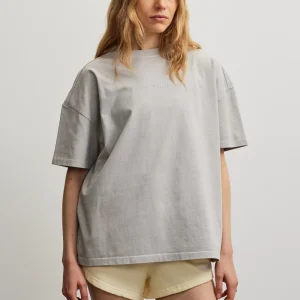 Bracy Heavy Oversized Tee Vintage Light Grey