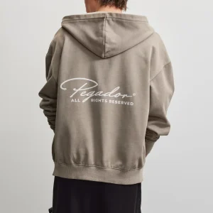 Pike Oversized Sweat Jacket Vintage Rock Grey
