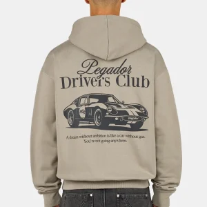 Brixen Oversized Sweat Jacket Washed Flint Grey