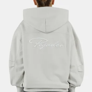 Binche Oversized Sweat Jacket Washed Fog Grey