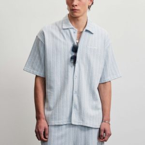 Forno Structured Shirt Ocean Blue