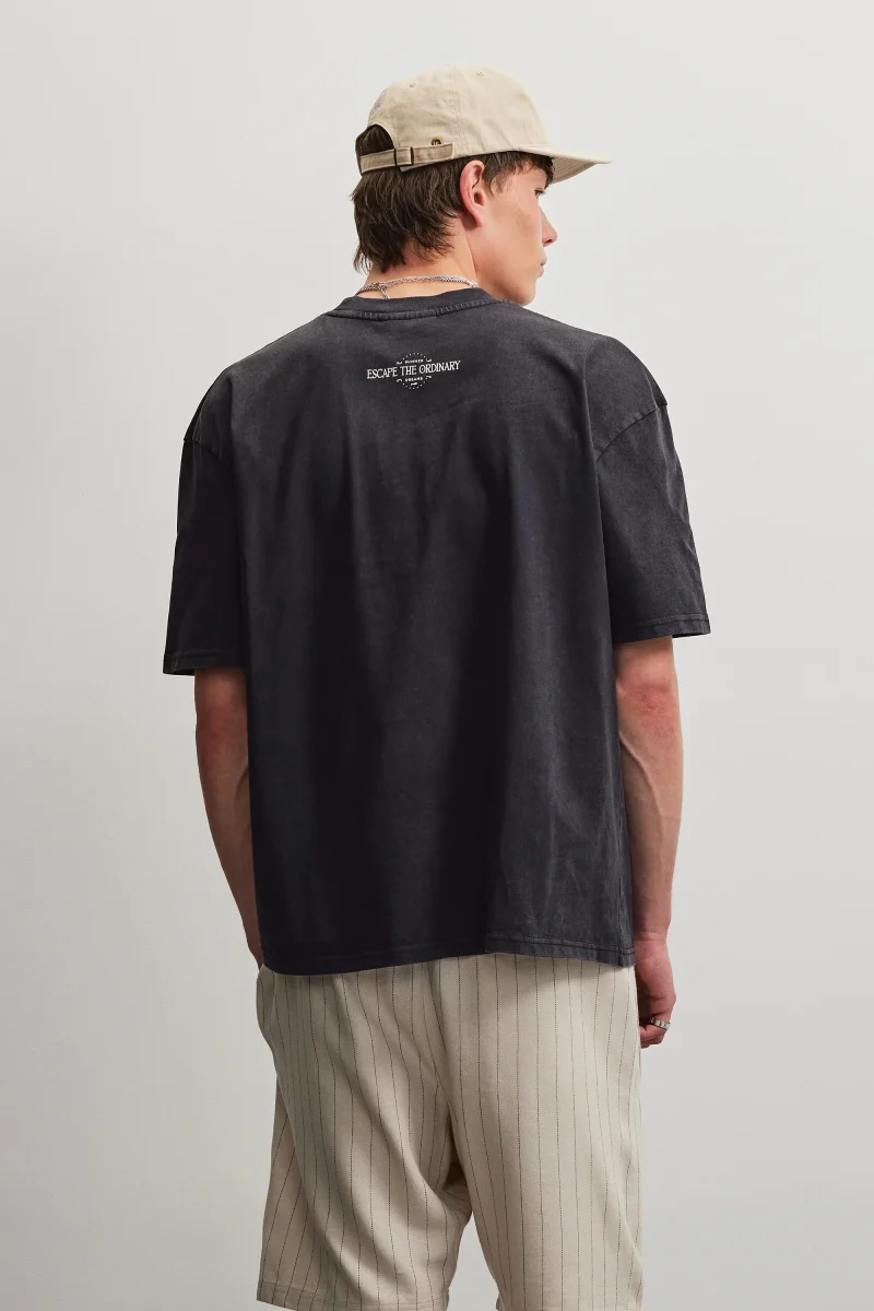 Albi Oversized Tee Vintage Black – Bild 6