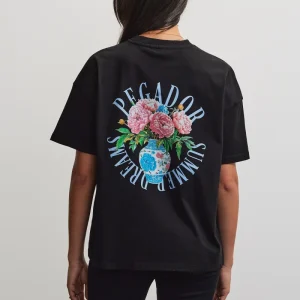 Olargues Heavy Oversized Tee Washed Black