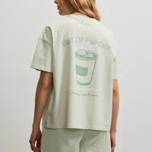 Albufeira Heavy Oversized Tee Washed Green Sorbet