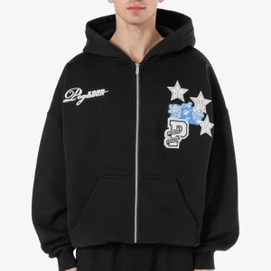Blount Boxy Sweat Jacket Washed Black