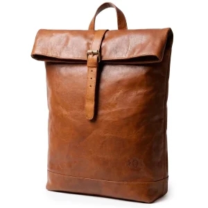 Rolltop Leder Rucksack JAY Vintage
