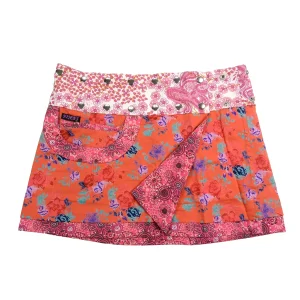 Sommerrock Wenderock Minirock Baumwollstoff - Bagelon Short- 41