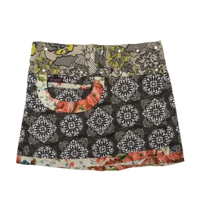 Sommerrock Wenderock Minirock Baumwollstoff - Bagelon Short- 65