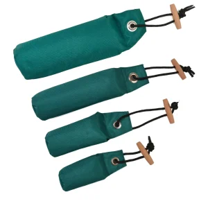 Apportierspielzeug für Hundetraining - schwimmender Wurf-Dummy in Seegrün - 71030