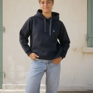 Hoodie Sanna Graublau