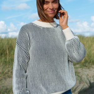 Strickpullover Hella Navy Striped